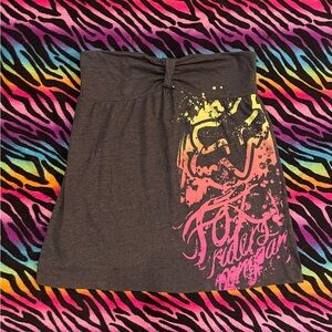 Fox Women's Tube top Black and Pink Graphic